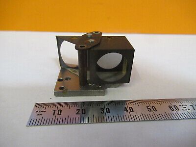 LEITZ WETZLAR MOUNTED GLASS PRISM OPTICS MICROSCOPE PART AS PICTURED &P9-A-53