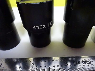 LOT MICROSCOPE EYEPIECES OCULAR OPTICS  #X8-40