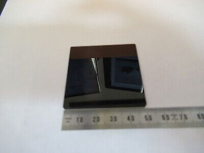 OPTICAL RED FILTER GLASS PLATE MIL SPEC OPTICS AS PICTURED &F1-A-13