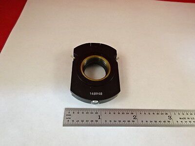 MICROSCOPE PART ZEISS POLARIZER OBJECTIVE HOLDER POL OPTICS AS IS #X6-B-12