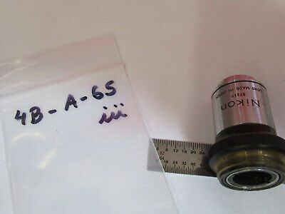 NIKON JAPAN OPTICS 100X HI OBJECTIVE LENS MICROSCOPE PART AS PICTURED &4B-A-65