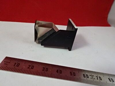 MOUNTED GLASS PRISM UNKNOWN MAKER MICROSCOPE PART AS PICTURED #5-A-55