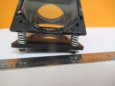 OLYMPUS MOUNTED BEAM SPLITTER LENS ASSEMBLY MICROSCOPE PART AS PICTURED &Q6-A-62