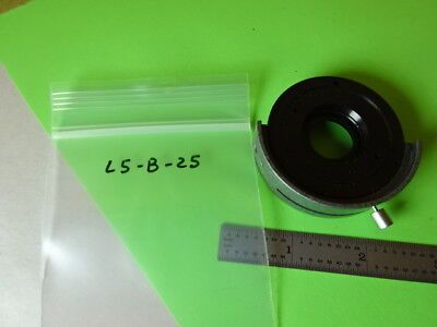 MICROSCOPE PART LEITZ GERMANY OPTICAL IRIS DIAPHRAGM OPTICS AS IS #L5-B-25