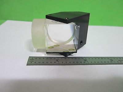 MICROSCOPE PART LEITZ PRISM + LENS ASSEMBLY OPTICS AS IS BIN#S4-10