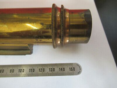 ANTIQUE BAUSCH LOMB BRASS TUBUS EXT nosepiece MICROSCOPE PART AS PIC mB7-A-25