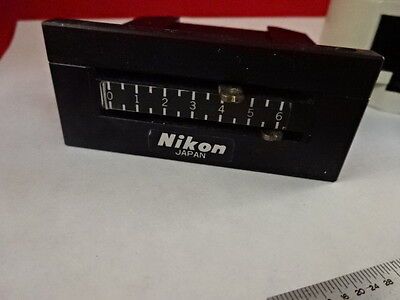 MICROSCOPE PART NIKON DIAPHRAGM PHOTO TUBE OPTICS AS IS B#T3-G-04