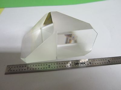 OPTICAL LARGE PRISM BEAM SPLITTER LASER OPTICS AS IS  BIN#42-11