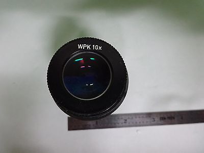 MICROSCOPE PART POLYVAR REICHERT LEICA EYEPIECE WPK 10X OPTICS AS IS B#W3-15