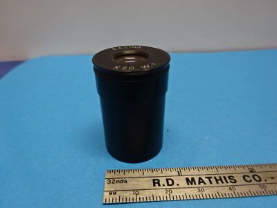 EALING X20 WF EYEPIECE OCULAR MICROSCOPE PART OPTICS AS IS &90-A-12