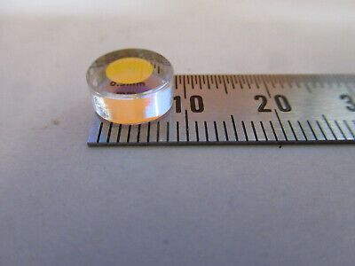 OPTICAL HP FUSED SILICA COATED 633nm LENS LASER OPTICS AS PICTURED &P6-A-76