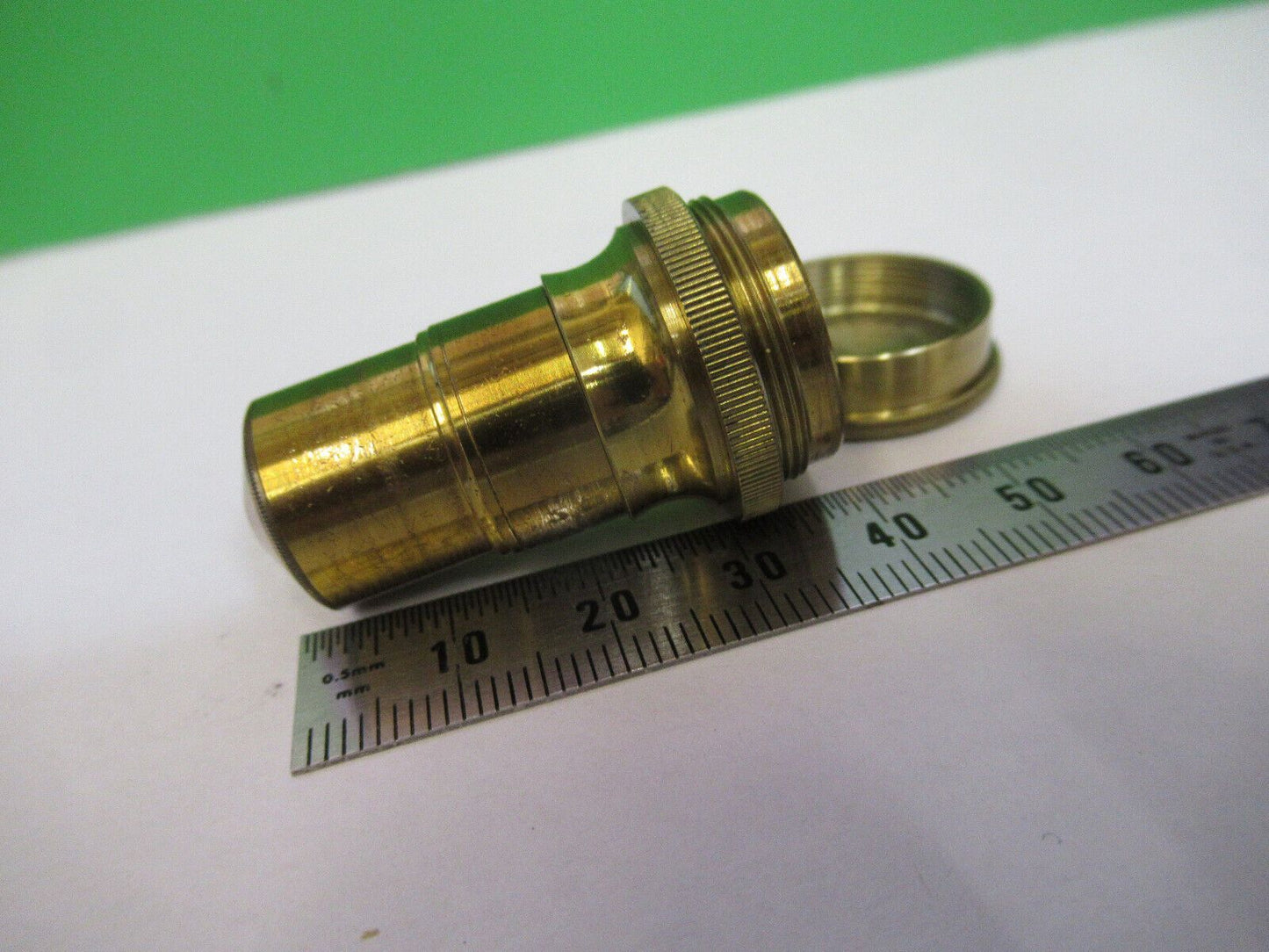 BECK ENGLAND OBJECTIVE LENS ANTIQUE OPTICS MICROSCOPE PART AS PICTURED W5-B-113