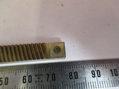 WILD HEERBRUGG SWISS M20 BRASS GEAR STAGE MICROSCOPE PART AS PICTURED P3-A-39