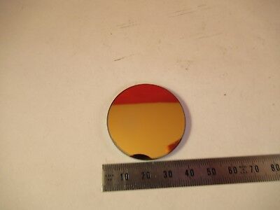 OPTICAL THICK SILICON GOLD PLATED MIRROR INFRARED OPTICS AS PICTURED &FT-4-85