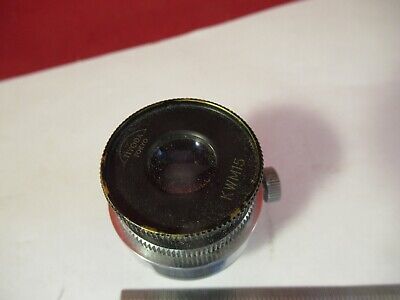 TIYODA JAPAN EYEPIECE OCULAR KWM15 OPTICS MICROSCOPE PART AS PICTURED &95-B-32