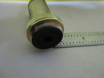 MICROSCOPE PART OBJECTIVE UNITRON M100X OIL OPTICS AS IS BIN#34-T-30