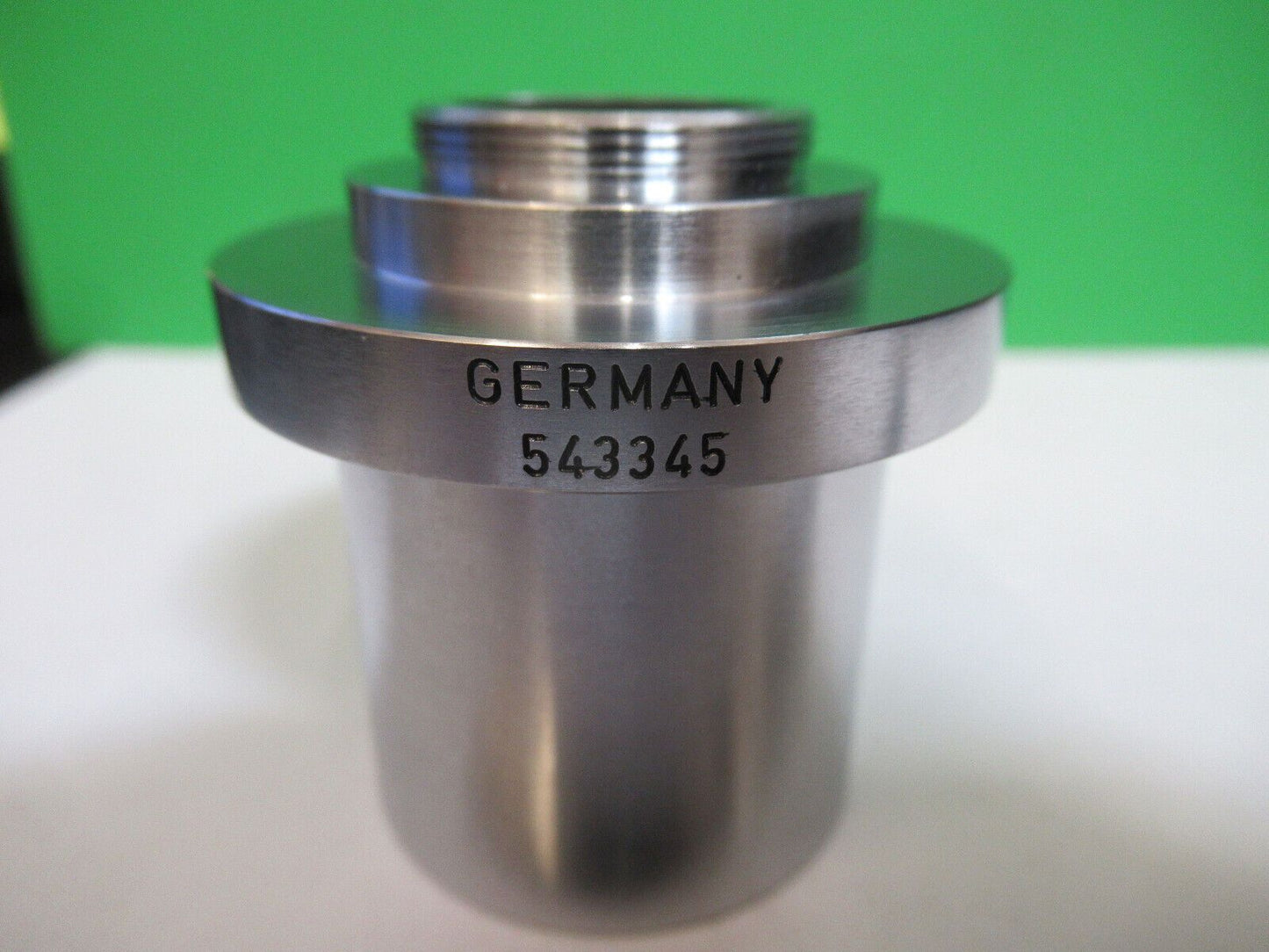 ZEISS GERMANY 543345 CAMERA ADAPTER OPTICS MICROSCOPE PART AS PICTURED Q7-A-37