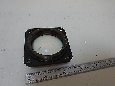 OPTICAL LARGE MOUNTED MIL SPEC CONVEX LENS LASER OPTICS AS IS BIN#D7-E-06