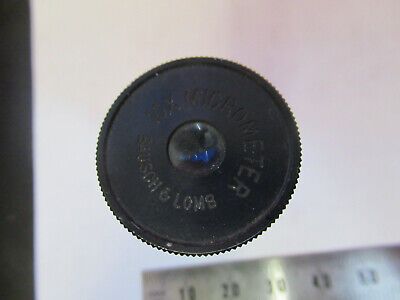 BAUSCH LOMB EYEPIECE 10X MICROMETER OPTICS MICROSCOPE PART AS PICTURED &8Y-A-46