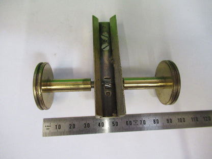 BAUSCH LOMB ANTIQUE BRASS TUBUS HOLDER MICROSCOPE PART AS PICTURED #W5-B-12