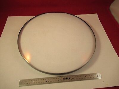 HUGE OPTICAL CONVEX CONCAVE LENS 7.5" DIAMETER GLASS THICK PRO OPTICS &M3-A-01