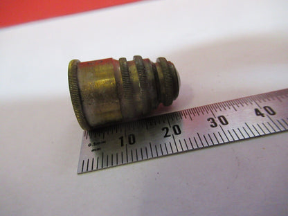 ANTIQUE  SEIBERT GERMANY "6" OBJECTIVE MICROSCOPE PART AS PICTURED G4-A-117