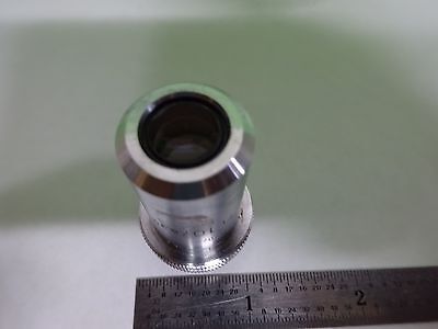 MICROSCOPE PART OBJECTIVE LEITZ GERMANY PL FL 10X OPTICS AS IS BIN#V3-B-08