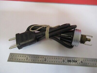 LEITZ WETZLAR GERMANY LAMP CABLE ASSEMBLY MICROSCOPE PART AS PICTURED &H6-A-45