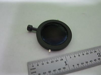 MICROSCOPE PART [burnt spot] POLARIZER ANALYZER POL OPTICS AS IS BIN#S2-B-26