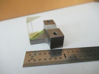 OPTICAL GLASS MOUNTED SMALL PRISM PRO LASER OPTICS AS PICTURED &F2-A-229