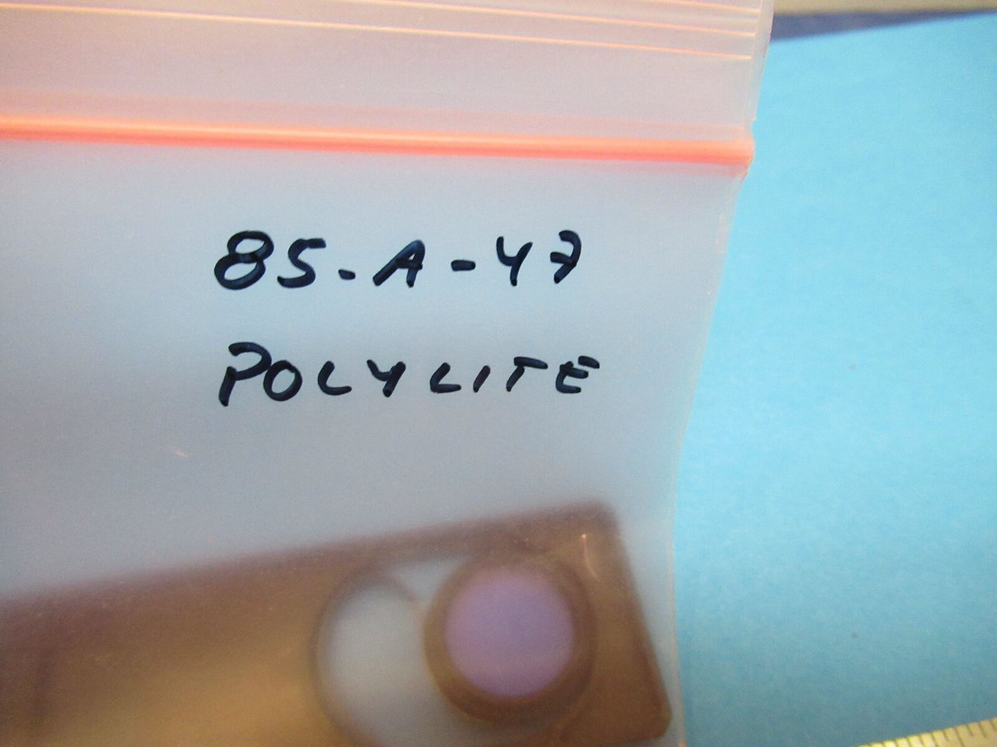 BLUE FILTER SLIDE POLYLITE REICHERT AUSTRIA OPTICS MICROSCOPE PART AS IS 85-A-47