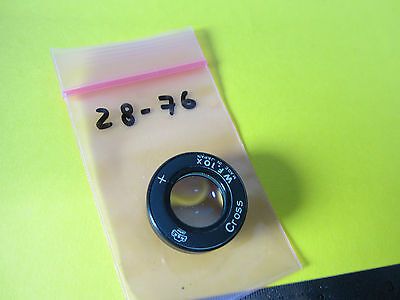 OPTICAL LENS NSK JAPAN CROSS W.F. 10X LASER OPTICS BIN#28-76