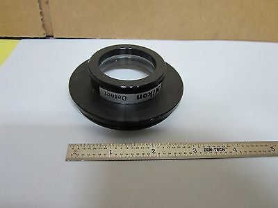 MICROSCOPE LENS NIKON DETECT OPTICS AS IS BIN#G4-06