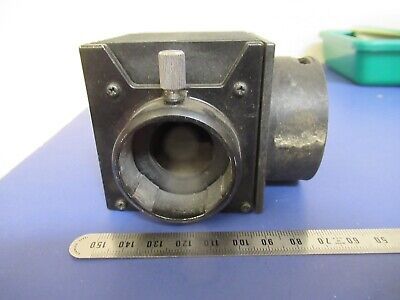 FOR PARTS MICROSCOPE PART EMPTY HOUSING OLYMPUS LAMP AS PICTURED &9-A-21