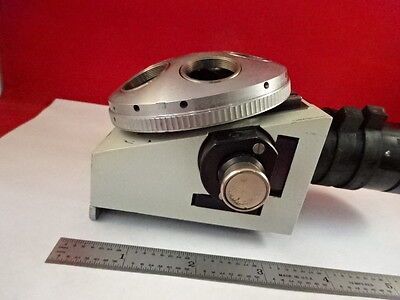 MICROSCOPE PART VICKERS ENGLAND NOSEPIECE PHOTOPLAN ILLUM OPTICS AS IS #Y5-D-10