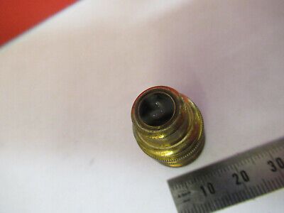 ANTIQUE BRASS VERICK OBJECTIVE FRANCE MICROSCOPE PART AS PICTURED &F6-B-22