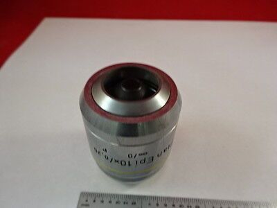 MICROSCOPE POLYVAR REICHERT LEICA OBJECTIVE EPI PLAN 10X POL AS IS BIN#C5-H-05