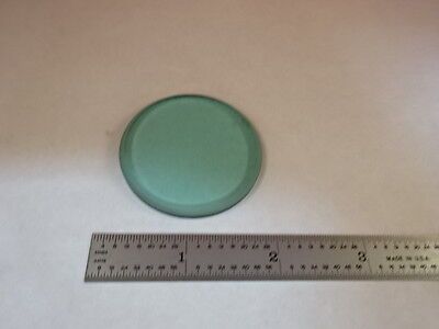 MICROSCOPE PART LEITZ GERMANY BLUE GLASS FILTER BEVELED OPTICS AS IS B#U3-B-16