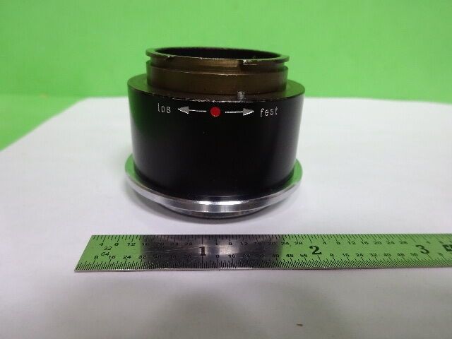 MICROSCOPE PART ZEISS GERMANY POLMI CAMERA ADAPTER POL OPTICS AS IS #AQ-11