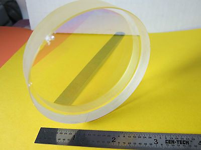 OPTICAL LENS FILTER UV ULTRAVIOLET chipped on edge LASER OPTICS  BIN#D1-09