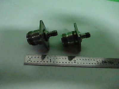 WEINSCHEL CONNECTOR ADAPTER N to SMA BULKHEAD RF MICROWAVE FREQUENCY BIN#Y1-20