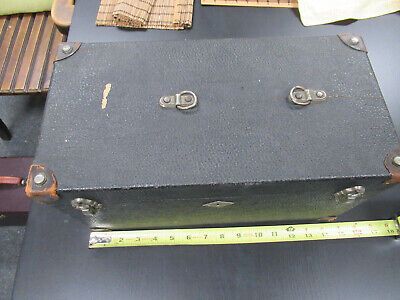 EMPTY WOOD CABINET for ANTIQUE BAUSCH LOMB MICROSCOPE PART AS PICTURED &TC5 C