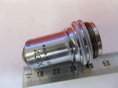 BAUSCH LOMB OBJECTIVE 43X LENS OPTICS MICROSCOPE PART AS PICTURED &8Y-A-30