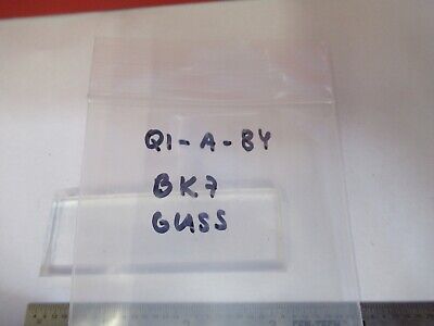 OPTICAL BK7 GLASS BLOCK LASER OPTICS AS PICTURED &Q1-A-84