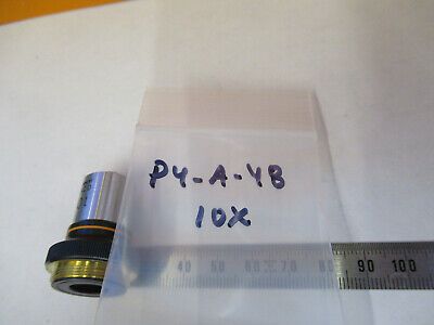 OLYMPUS JAPAN OBJECTIVE 10X LENS OPTICS MICROSCOPE PART AS PICTURED &P4-A-48