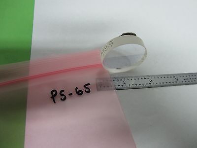 OPTICAL FLAT COATED LENS REMOVED FROM HIGH END LASER OPTICS AS IS BIN#P5-65