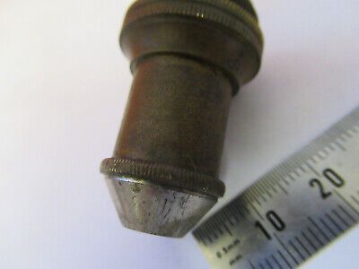 ANTIQUE BRASS REICHERT "8" OBJECTIVE LENS MICROSCOPE PART AS PICTURED &8Z-A-45