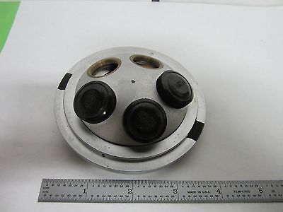 MICROSCOPE PART  OLYMPUS JAPAN NOSEPIECE ELECTRIC TURRET ?? AS IS BIN#R5-11