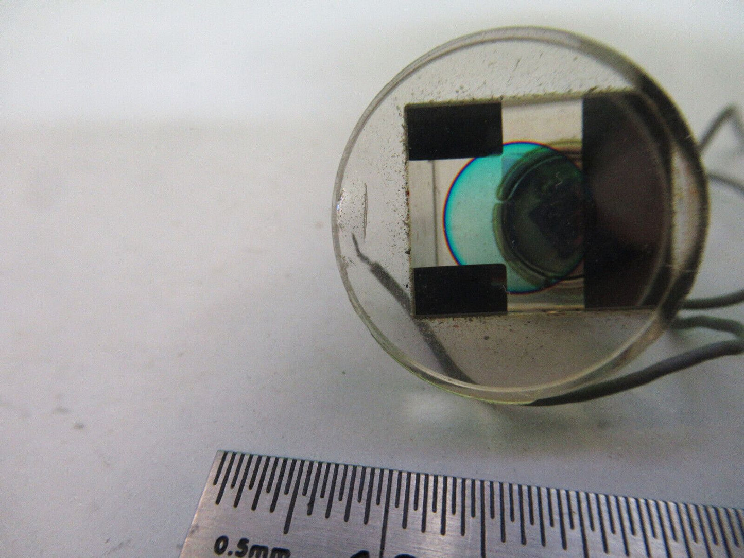 OPTICAL PHOTODIODE +ZERODUR MINI LENS RLG LITTON OPTICS  AS PICTURED &H3-B-43