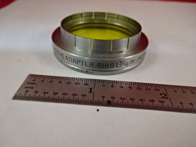 OPTICAL LENS FILTER KODAK ADAPTER RING 36.5 mm OPTICS AS IS #M2-B-65